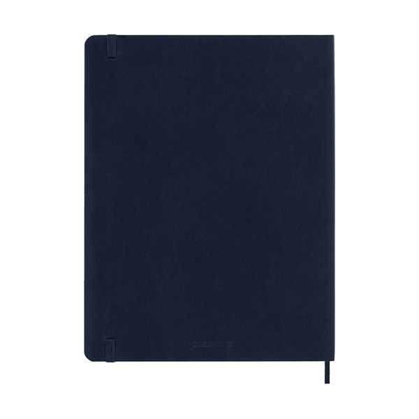 Moleskine XL 12 mois agenda semainier 2026 à couverture souple (ANGL) - bleu saphir 262549 - 6