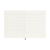 Moleskine XL agenda semainier 12 mois 2027, couverture souple (ANG) - noir 440048 - 4