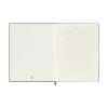 Moleskine XL agenda semainier 18 mois 2026-2027 à couverture rigide (ANGL) - noir 440037 - 2