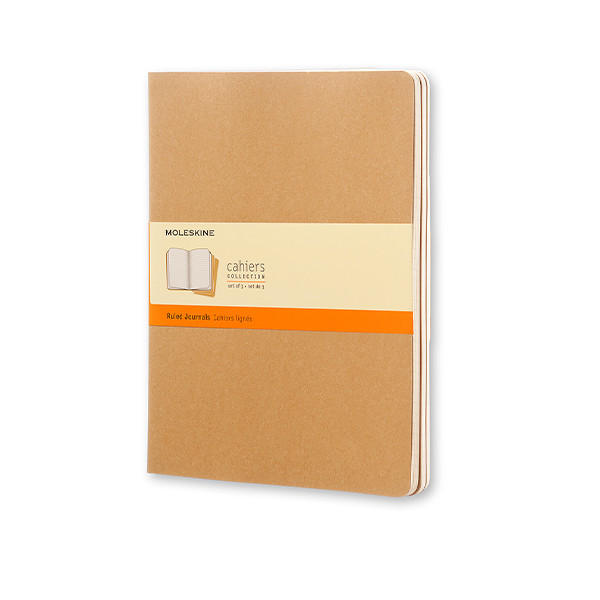 Moleskine XL cahier ligné (3 pièces) - kraft IMQP421 313100 - 1