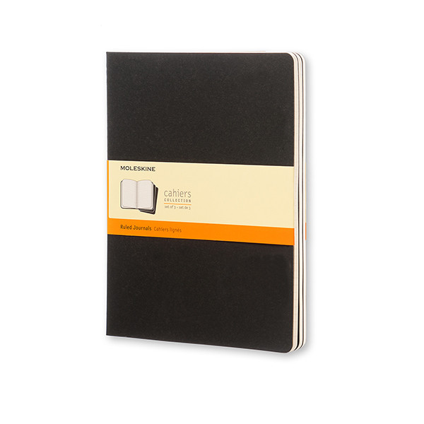 Moleskine XL cahier ligné (3 pièces) - noir IMQP321 313099 - 1