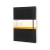 Moleskine XL carnet ligné couverture rigide - noir