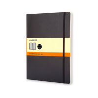 Moleskine XL carnet ligné couverture souple - noir IMQP621 313080