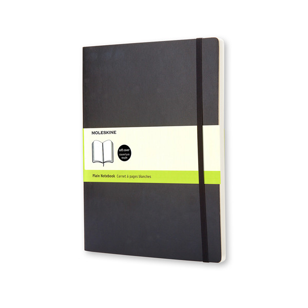Moleskine XL carnet vierge couverture souple - noir IMQP623 313066 - 1