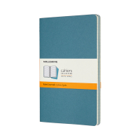 Moleskine grand cahier ligné (3 pièces) - bleu IMCH016B44 313097