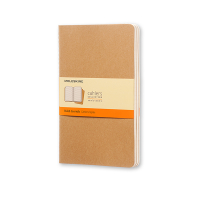 Moleskine grand cahier ligné (3 pièces) - kraft IMQP416 313098