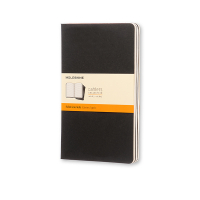 Moleskine grand cahier ligné (3 pièces) - noir IMQP316 313096