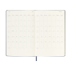Moleskine large 18 mois agenda semainier 2025/2026 à couverture rigide (ANGL) - bleu saphir 262539 - 5