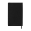 Moleskine large 18 mois agenda semainier 2025/2026 à couverture rigide (ANGL) - noir 262536 - 3