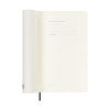 Moleskine large 18 mois agenda semainier 2025/2026 à couverture souple (ANGL) - bleu saphir 262543 - 5