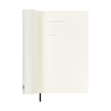 Moleskine large 18 mois agenda semainier 2025/2026 à couverture souple (ANGL) - noir 262540 - 4