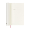 Moleskine large 18 mois agenda semainier 2025/2026 à couverture souple (ANGL) - rouge écarlate 262542 - 4