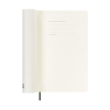 Moleskine large 18 mois agenda semainier 2025/2026 à couverture souple (ANGL) - vert myrte 262544 - 4