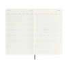 Moleskine large 18 mois agenda semainier 2025/2026 à couverture souple (ANGL) - vert myrte 262544 - 6