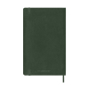 Moleskine large 18 mois agenda semainier 2025/2026 à couverture souple (ANGL) - vert myrte 262544 - 3
