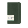 Moleskine large 18 mois agenda semainier 2025/2026 à couverture souple (ANGL) - vert myrte 262544 - 2