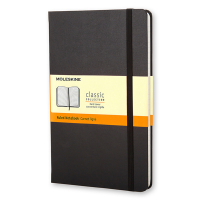Moleskine large carnet ligné couverture rigide - noir IMQP060 313073