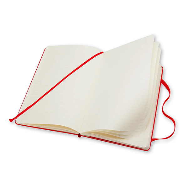Moleskine large carnet ligné couverture rigide - rouge IMQP060R 313075 - 3
