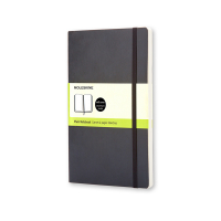 Moleskine large carnet vierge couverture souple - noir IMQP618 313060
