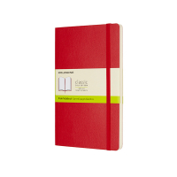 Moleskine large carnet vierge couverture souple - rouge IMQP618F2 313062