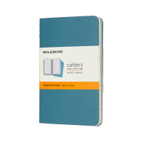 Moleskine pocket cahier ligné (3 pièces) - bleu IMCH011B44 313094