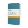 Moleskine pocket cahier ligné (3 pièces) - bleu