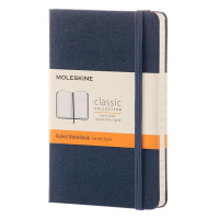 Moleskine pocket carnet ligné couverture rigide - bleu IMMM710B20 313071