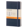 Moleskine pocket carnet ligné couverture rigide - bleu