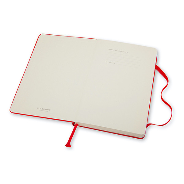 Moleskine pocket carnet ligné couverture rigide - rouge IMMM710R 313069 - 2