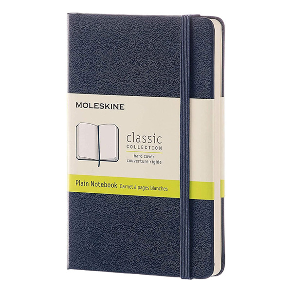 Moleskine pocket carnet vierge couverture rigide - bleu IMQP012B20 313057 - 1