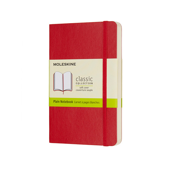Moleskine pocket carnet vierge couverture souple - rouge IMQP613F2 313056 - 1