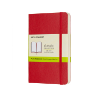 Moleskine pocket carnet vierge couverture souple - rouge IMQP613F2 313056