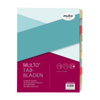 Multo Economy intercalaires colorés en carton A4 avec 10 onglets (23 trous) 3007311730 205699