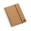 Multo Kraft cahier à spirale A5 ligné 70 feuilles - marron