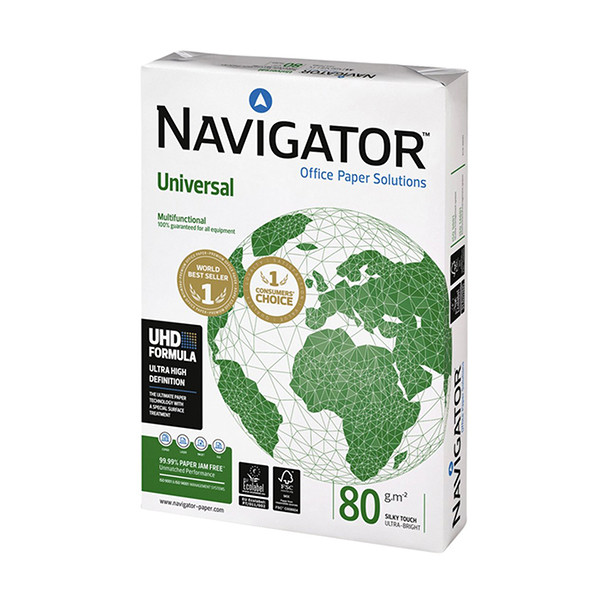 Navigator Universal Paper 1 ramette de 500 feuilles A4 - 80 g/m² CP080C1F11A4 425225 - 1