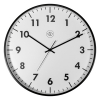 NeXtime horloge murale en plastique avec cadran blanc (Ø 40 cm) - noir NX-7317-V2 405078