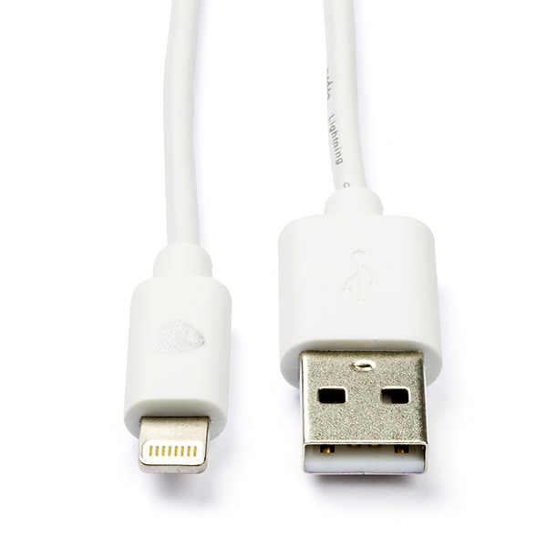 Nedis Apple câble Lightning vers USB-A (2 mètres) - blanc CCGB39300WT20 CCGL39300WT20 CCGP39300WT20 N010901139 - 1