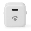 Nedis Apple chargeur USB 1 port (USB-C, 30 W, Power Delivery) - blanc WCMPD30W100WT K120300288 - 2