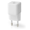 Nedis Apple chargeur USB 1 port (USB-C, 30 W, Power Delivery) - blanc WCMPD30W100WT K120300288 - 4
