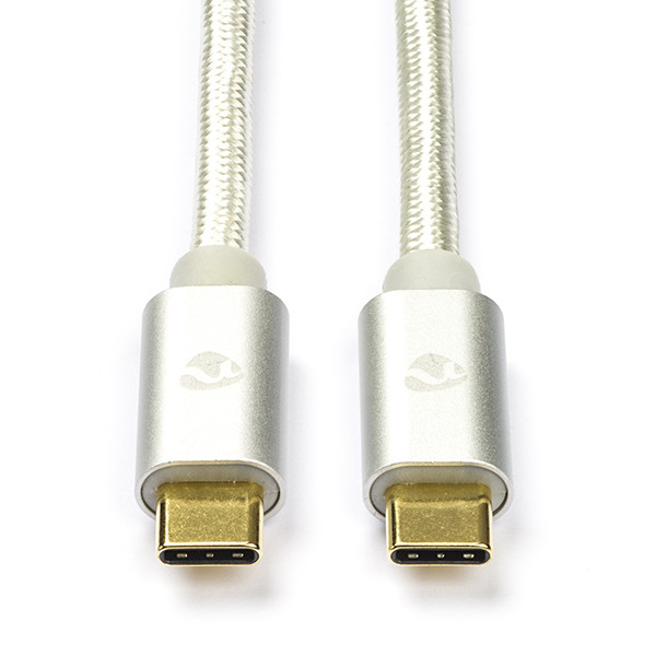 Nedis Apple iPhone câble de chargement USB-C vers USB-C 3.1 (1 mètre) - blanc CCTB64750AL10 M010214034 - 1