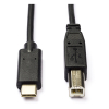 Câble d'imprimante USB C longueur 1 mètre - noir