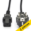 Offre : 2x Nedis C13 câble d'alimentation (2 mètres) 340017 - 1