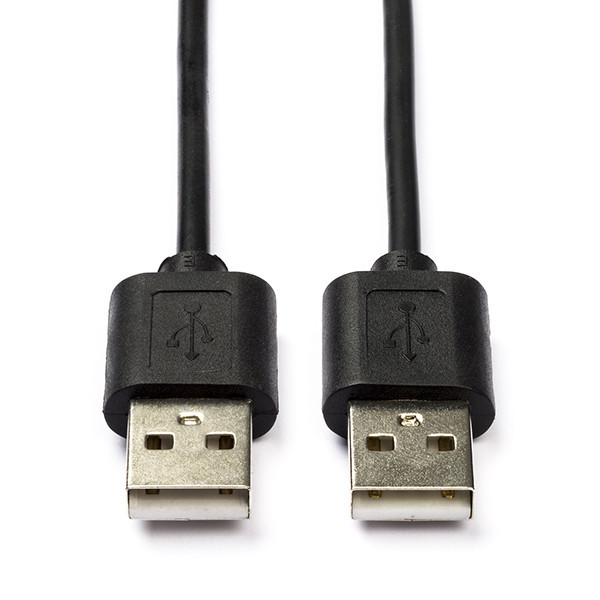 Nedis câble USB-A vers USB-A (2 mètres) - noir N010203026 - 1
