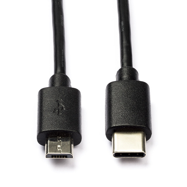 Nedis câble USB-C vers Micro USB (1 mètre) - noir N010214003 - 1