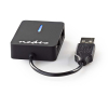 Nedis concentrateur USB 2.0 compact (4 ports) UHUBU2410BK K030200022 - 3