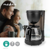 Nedis machine à café 1,25 litre - noir KACM150EBK K170108122 - 2