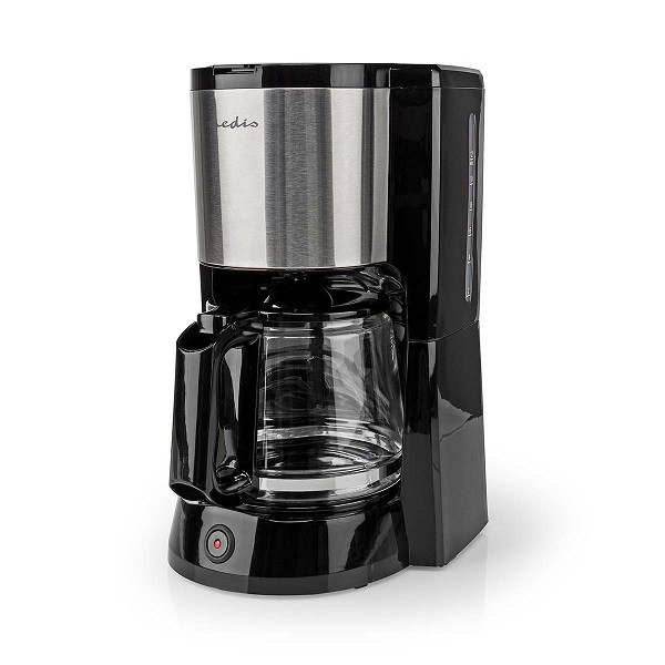 Nedis machine à café 1,5 litre - noir/argent KACM260EBK K170108125 - 1