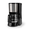 Nedis machine à café 1,5 litre - noir/argent KACM260EBK K170108125