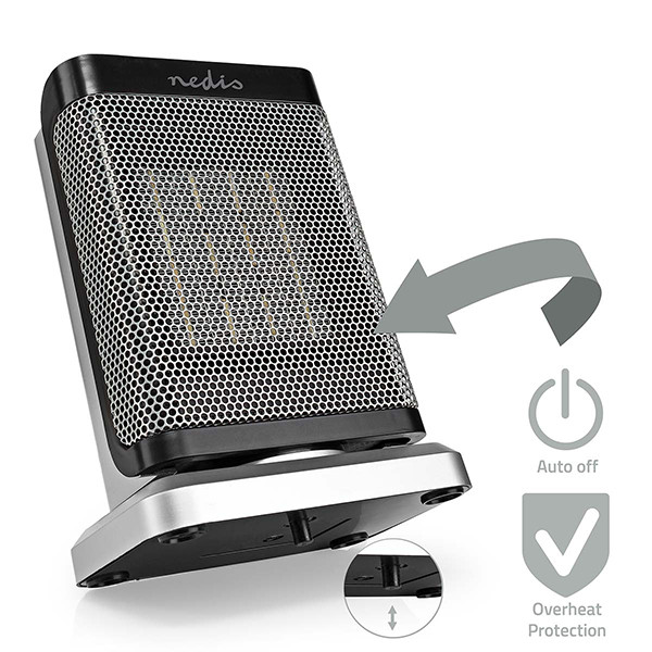 Nedis radiateur électrique (1500W, pièces jusqu'à 20 m², fonction pivotante) K170101177 - 4