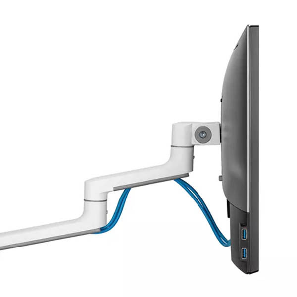 Neomounts Next Lite bras d'écran compact pour 1 moniteur (avec pince et passe-câble) - blanc 204013 - 8